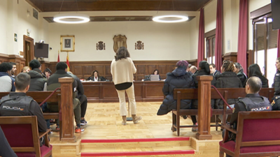 Uno de los momentos del juicio seguido en la Audiencia Provincial de Teruel. Aragón TV.