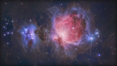 Imagen de la Nebulosa del Corazón, a 7.500 años/luz de distancia de Ariño.