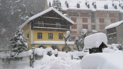 Paisaje nevado en Canfranc (Huesca). / Miguel Ángel Mur