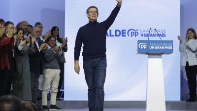 El presidente del Partido Popular (PP), Alberto Núñez Feijoó. / EFE