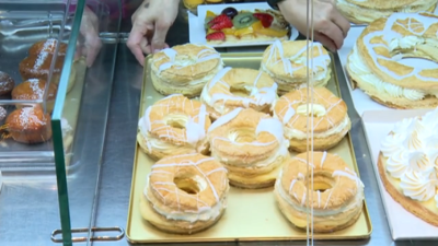 La Corona de San Vicente es el postre típico en esta festividad.