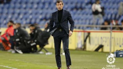 Cuco Ziganda durante el partido ante la UD Las Palmas. Foto: LaLiga