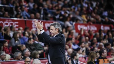 Porfirio Fisac, durante el duelo ante el Betis de este domingo.