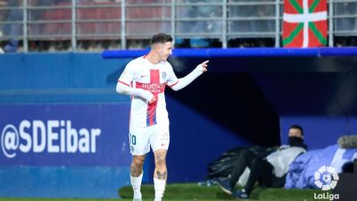 Dani Escriche durante un partido esta temporada