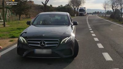 Interceptado un conductor en La Rioja circulando a 195 kilómetros/hora en la AP-68. / EP.