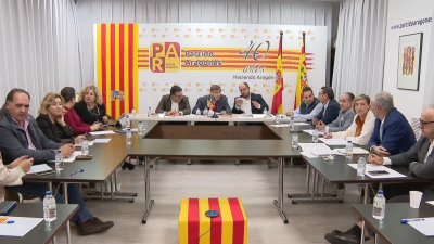 Imagen de archivo de una ejecutiva del Partido Aragonés.