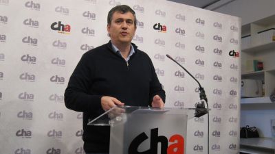 El presidente de Chunta Aragonesista, Joaquín Palacín. / Europa Press