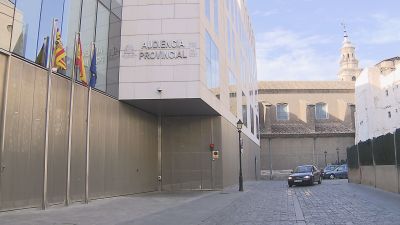 Fachada de la Audiencia Provincial de Zaragoza.