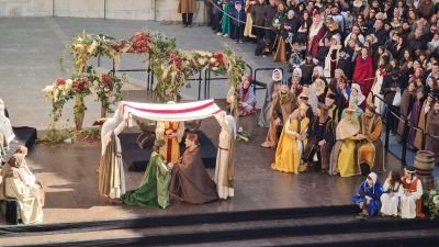sta celebración es el punto de partida de la recreación de las Bodas de Isabel. / Ayuntamiento de Teruel