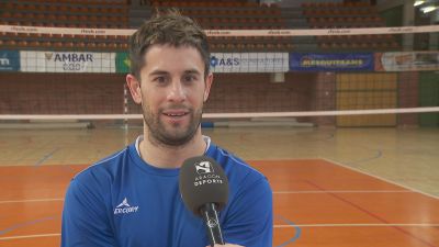 Aharón Gámiz atiende a Aragón Deporte.