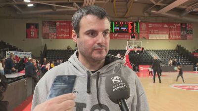 Carlos Cantero tras la derrota del Casademont ante el Villeneuve