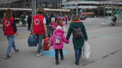 Trabajadores de Cruz Roja colaboraron en la crisis humanitaria derivada de la guerra de Ucrania. / Cruz Roja