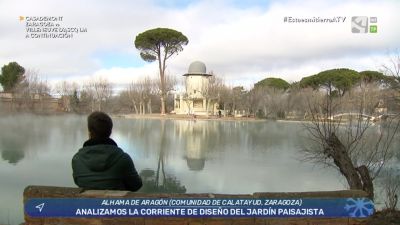 El jardín paisajista de Alhama de Aragón