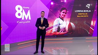 Lorena Borja, árbitra de baloncesto