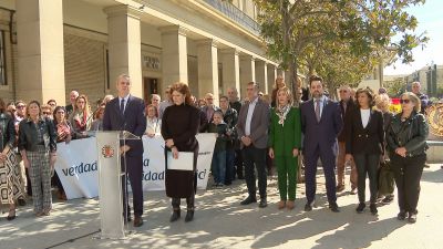 Acto en Zaragoza este sábado en el Día Europeo de las Víctimas del Terrorismo.