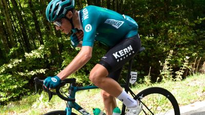 Pablo Castrillo, durante una carrera esta temporada con el Kern Pharma.