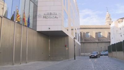 Fachada de la Audiencia Provincial de Zaragoza.