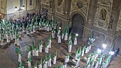 Procesión del Nazareno a su llegada a San Cayetano.