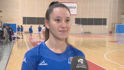 Carolina Bravo, jugadora de Sala Zaragoza. Foto: Aragón Deporte
