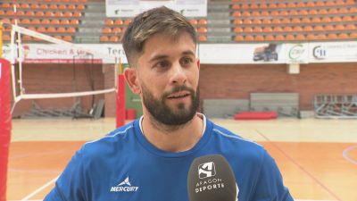 Aharón Gámiz atiende a Aragón Deporte.