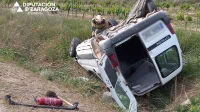 El siniestro se ha producido este jueves sobre las 15:30 horas. / DPZ