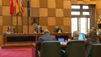 Pleno del Ayuntamiento de Zaragoza.