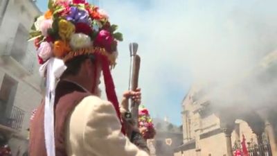 Un momento de la fiesta del Primer Viernes de Mayo.