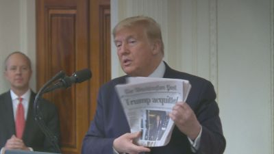 Donald Trump en una imagen de archivo.