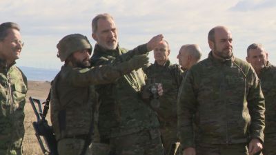 El rey Felipe VI asiste este jueves a las maniobras militares conjuntas entre Aragón y Navarra.