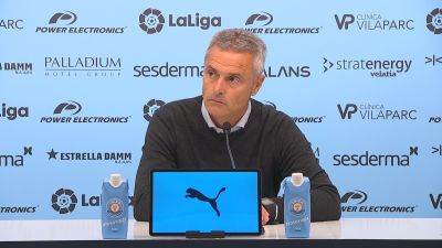 Fran Escribá durante la rueda de prensa.