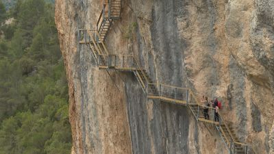 Las nuevas pasarelas de Montfalcó ofrecen más seguridad.