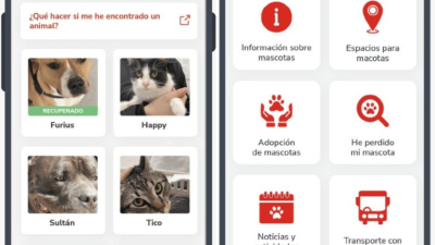 La aplicación móvil 'Conecta Zaragoza' incluye un módulo con las mascotas que se pueden adoptar en Zaragoza. / Ayuntamiento de Zaragoza