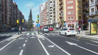 Avenida de Navarra de Zaragoza.