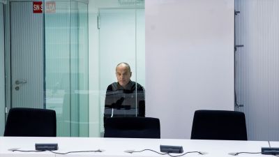 El exjefe etarra Mikel Carrera Sarobe, alias 'Ata', en la Audiencia Nacional (Madrid). / Europa Press.