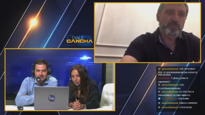 Emilio Larraz, durante su intervención de este lunes en Dale Cancha.