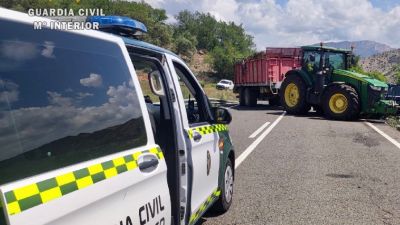 Lugar del accidente. / Guardia Civil.