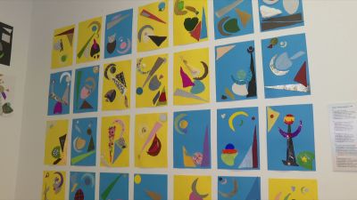 Parte de la exposición 'Memoria de una generación' del IAACC Pablo Serrano.