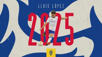 Lluis López ha renovado con el Real Zaragoza para las dos próximas temporadas.