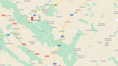 El siniestro se ha producido por el choque entre un turismo y una motocicleta. / Google Maps