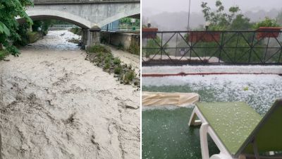 Tormentas en Aragón.