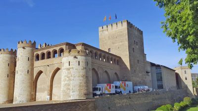 La radio y la televisión autonómicas estarán en el Palacio de la Aljafería este viernes. / CARTV