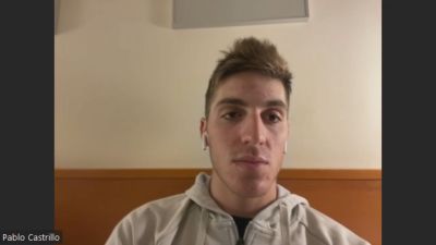 Pablo Castrillo durante la entrevista.