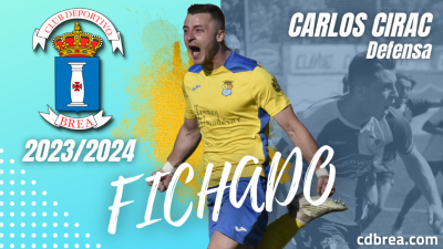 Carlos Cirac, fichaje del Brea. Foto: CD Brea