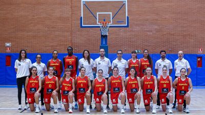 Una imagen de la selección femenina U19 en Alcañiz.