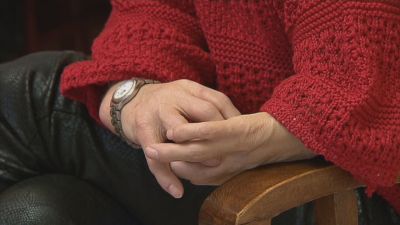 Una aragonesa afectada por la talidomia.