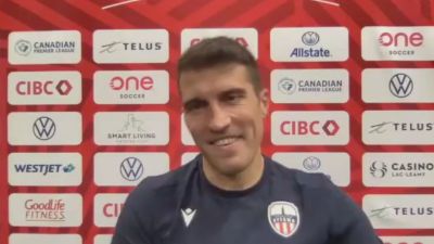 Alberto Zapater durante la entrevista.