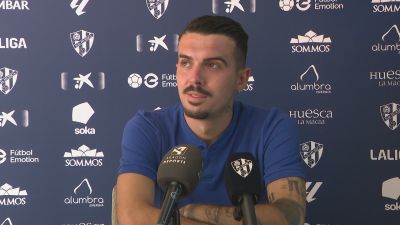 Joaquín Muñoz, durante su comparecencia este sábado en Benasque.