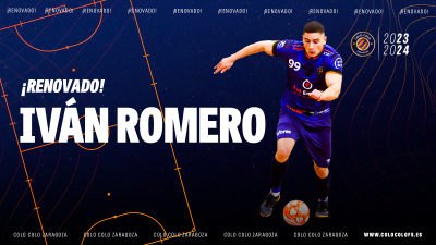 Iván Romero seguirá un año más en el Full Energía Zaragoza.