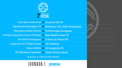 Esta será la primera jornada de la temporada en la Segunda División.
