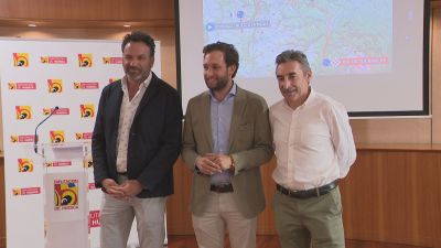 Una imagen de la presentación de la etapa 13 de La Vuelta que ha tenido lugar este jueves.
